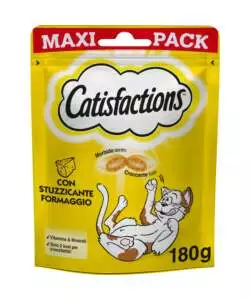 CATISFACTION - SNACK PER GATTI FORMAGGIO 180 GR